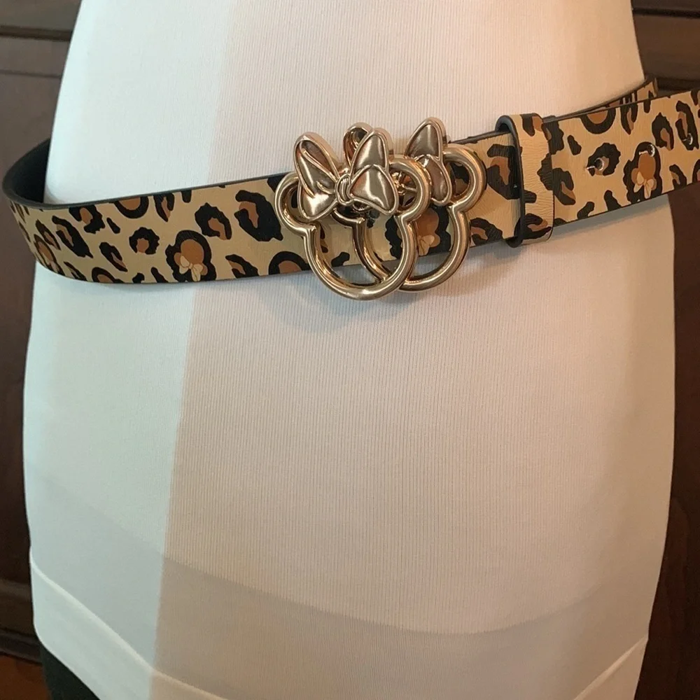 Disney girls belt animal print 41” long